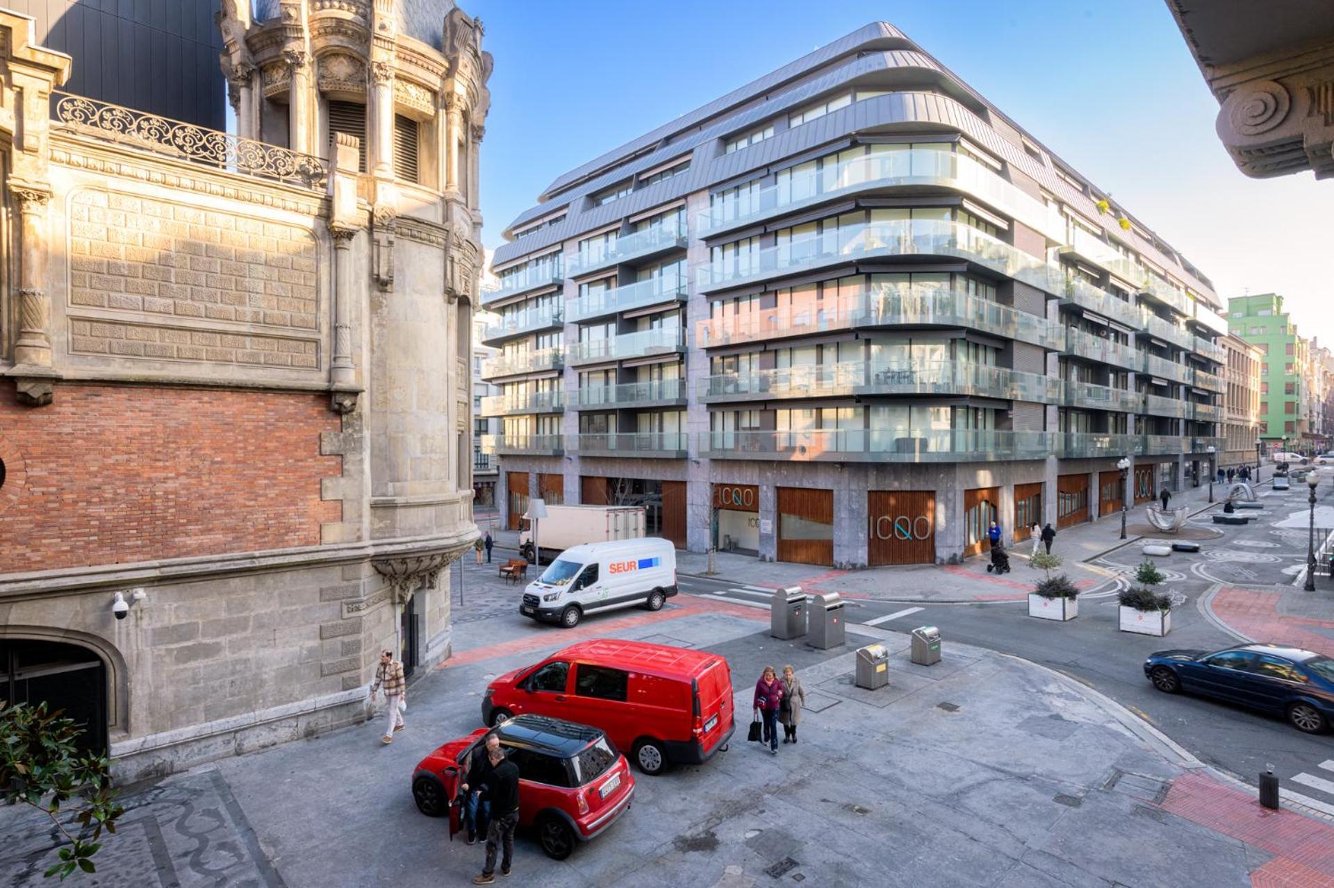 Apartamento Nuevo Lujo Centro De Bilbao + Wifi . Parking Exterior foto